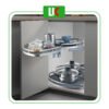 Mâm Xoay 180 Nan Tròn Inox SUS 304 LK-RC700/LK-RC800
