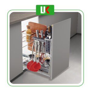 Giỏ Đựng Gia Vị, Dao Thớt Đa Năng Nan Dẹp Inox SUS 304